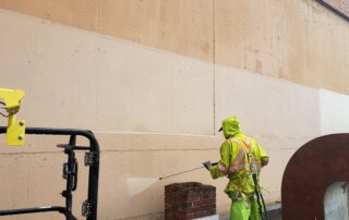 Commercial building exterior