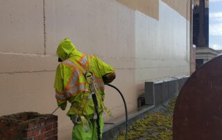 Commercial building exterior