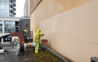 Commercial building exterior