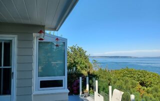 Exterior deck painting